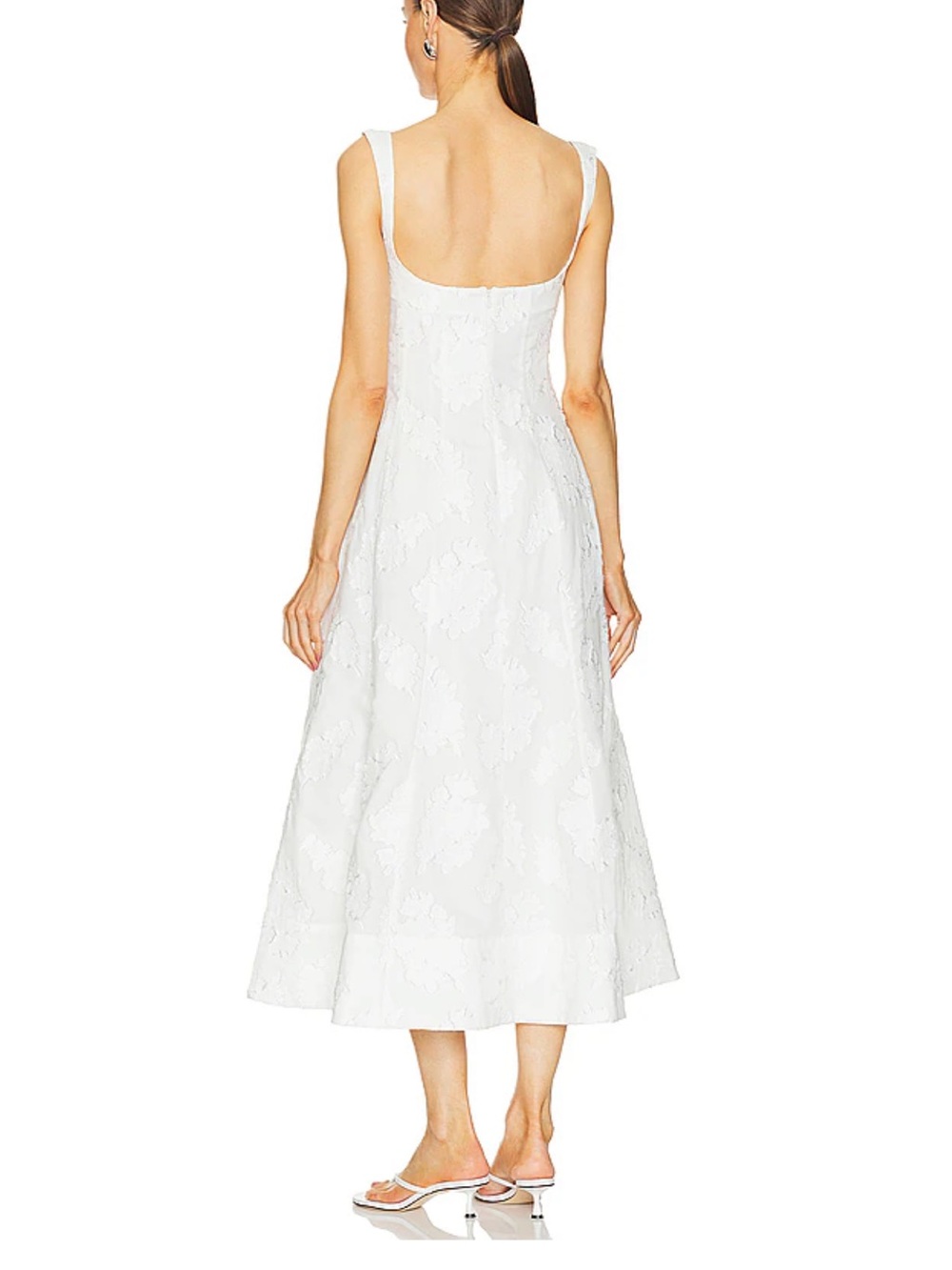 CLEA Emilia Dress in Cloud Jacquard - Picture 3 of 4